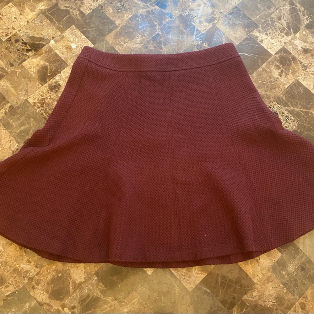 Ann Taylor Loft Burgundy skirt - Size 2